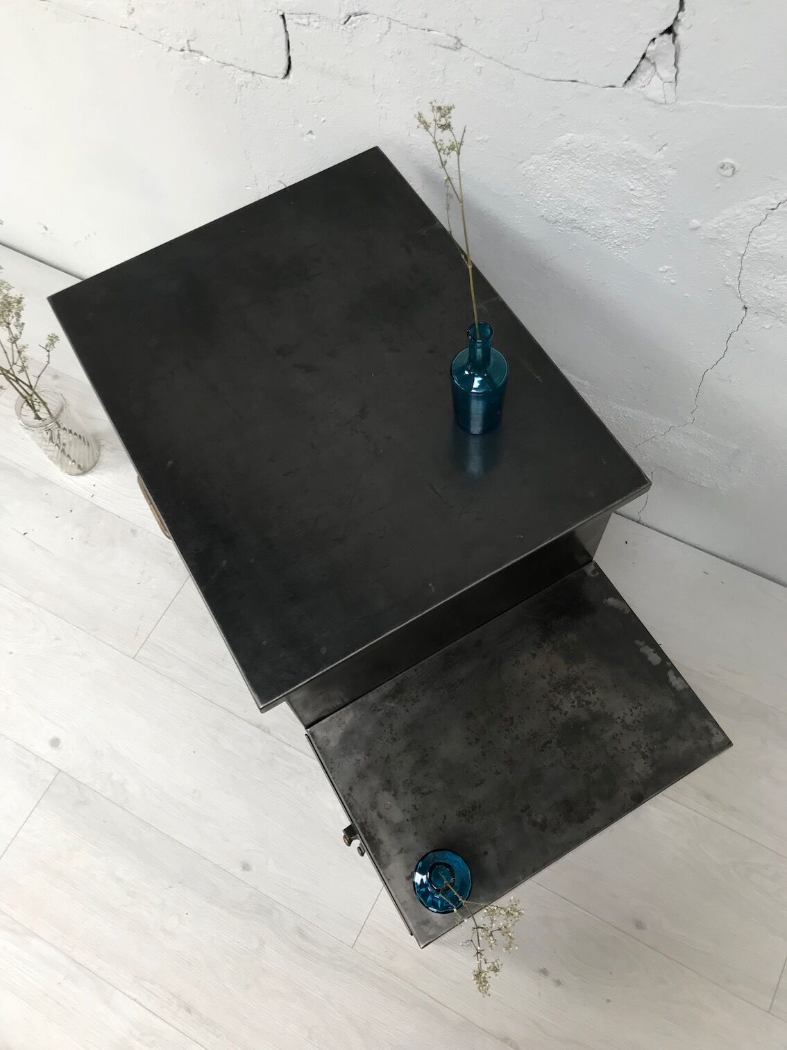 Industrial office Roneo in raw metal