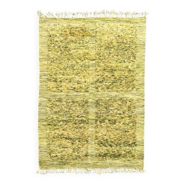 Pistache - Tapis marocain moderne en laine 200×310 cm
