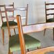 Set of six dining room chairs attributed to Gio Ponti, Italy, 1950.