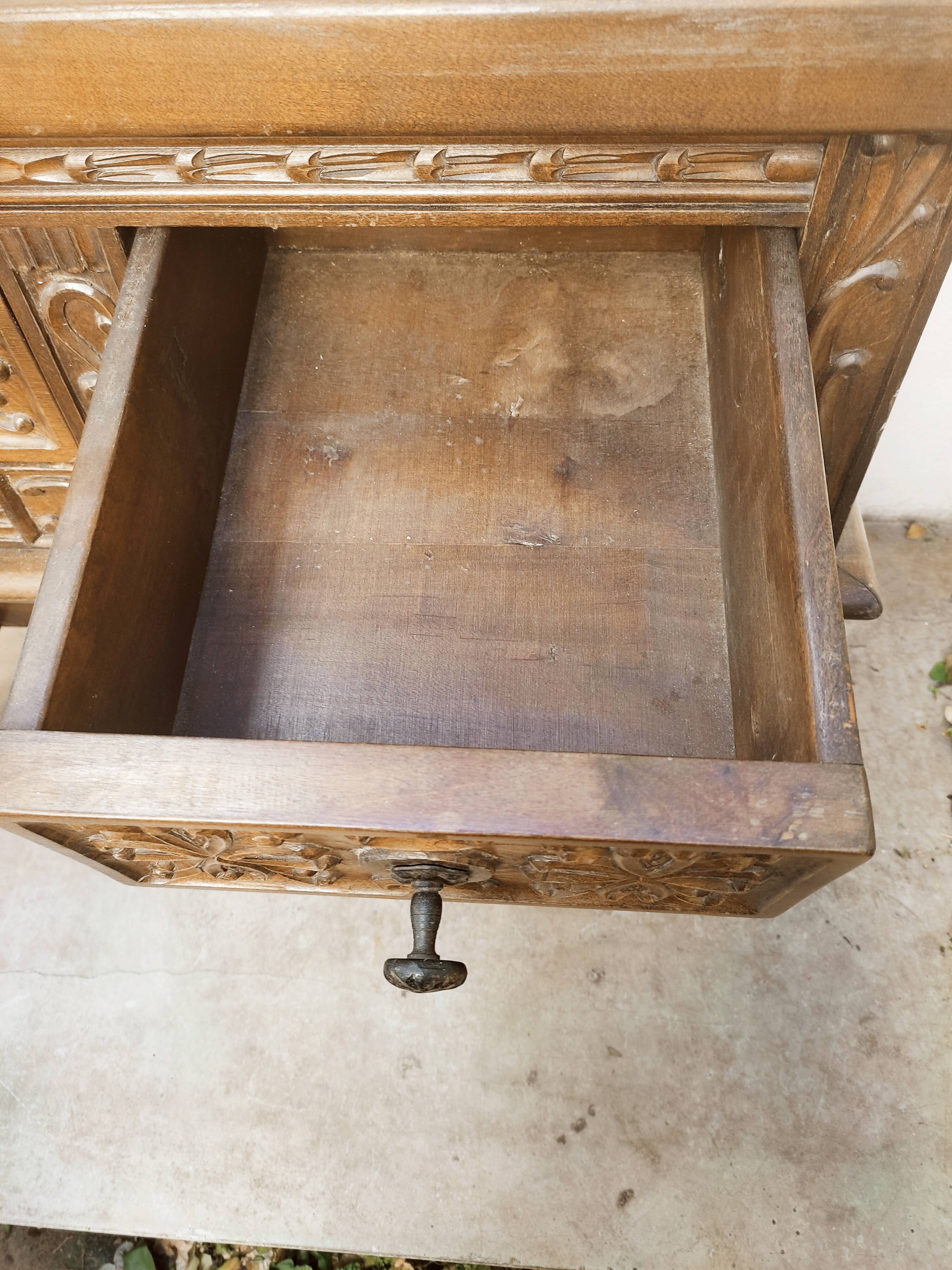 Ethnic carved wooden furniture