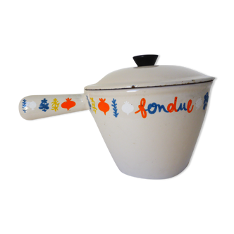 Caquelon à fondue le creuset en fonte émaillée