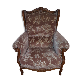 Fauteuil en velour