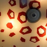 Large Vintage Czechoslovakian Opaline Glass Pendant Lights, 1970s, Set of 2