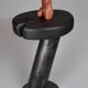 Solid wood sculptural side table, original contemporary design, logniture
