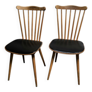 lot de deux chaises vintage