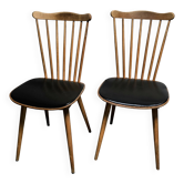 Lot de deux chaises vintage Baumann Sonate 1960