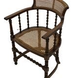 Antique Barley Twist, Rattan Seated Captains Chair easy chair Classic