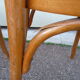 Lot de 6 chaises de bistrot bar en bois