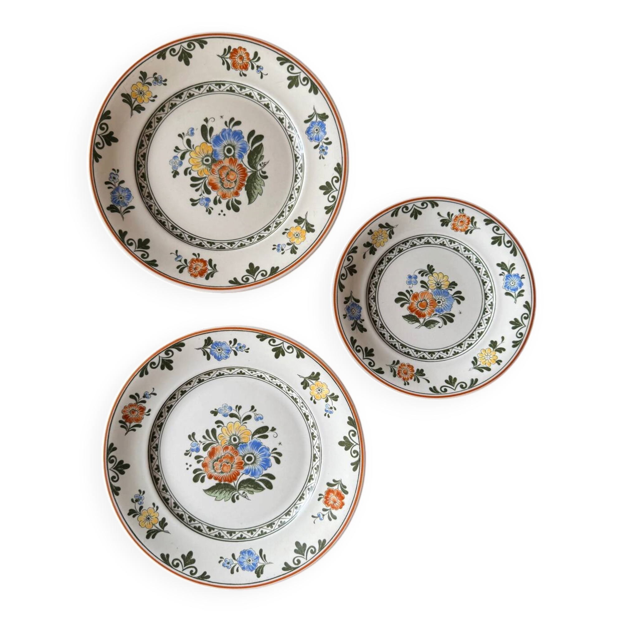 3 Villeroy & Boch plates - Alt Amsterdam