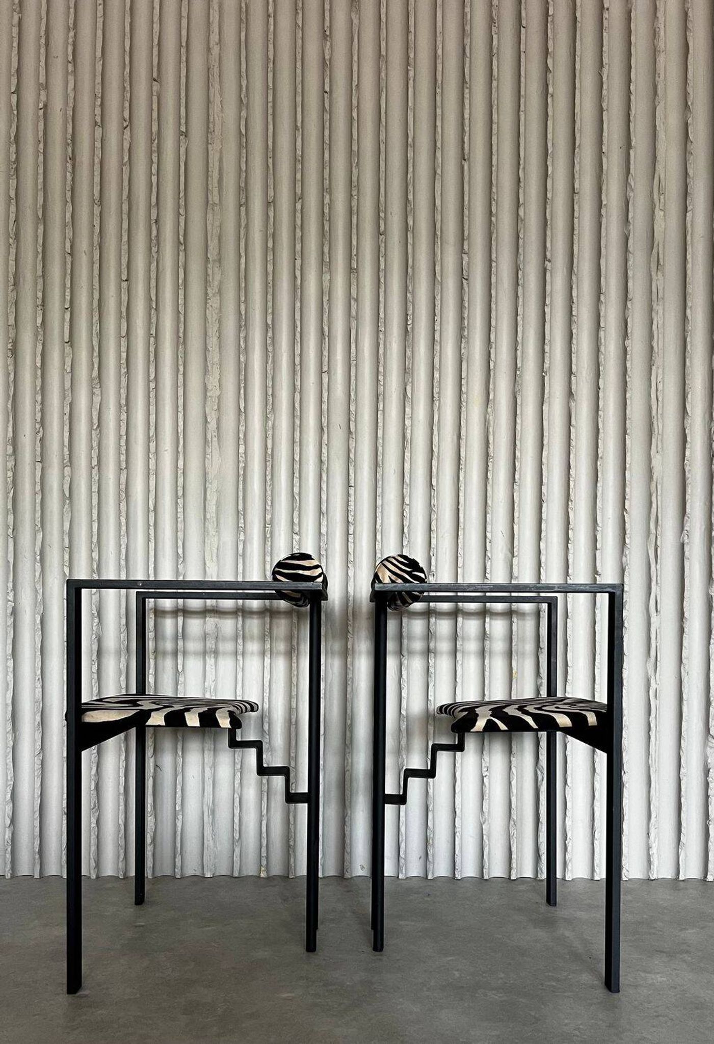 Trix Chairs by Karl-Friedrich Förster for KFF Set of Two | Newly Upholstered