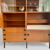 Modernist René-Jean Caillette bookcase, Charron edition
