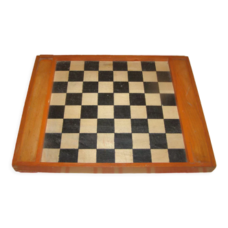 Ancient checkers and wooden chess