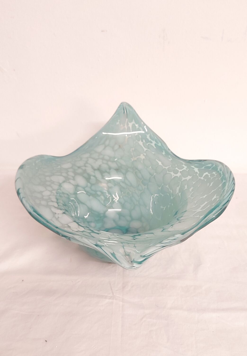 Murano glass centerpiece. Italy, 1980s.