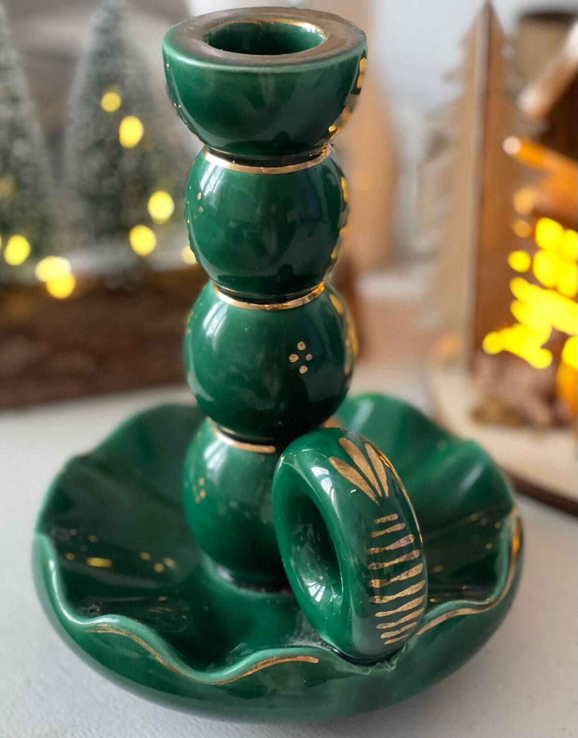 Ceramic candle holder 1950