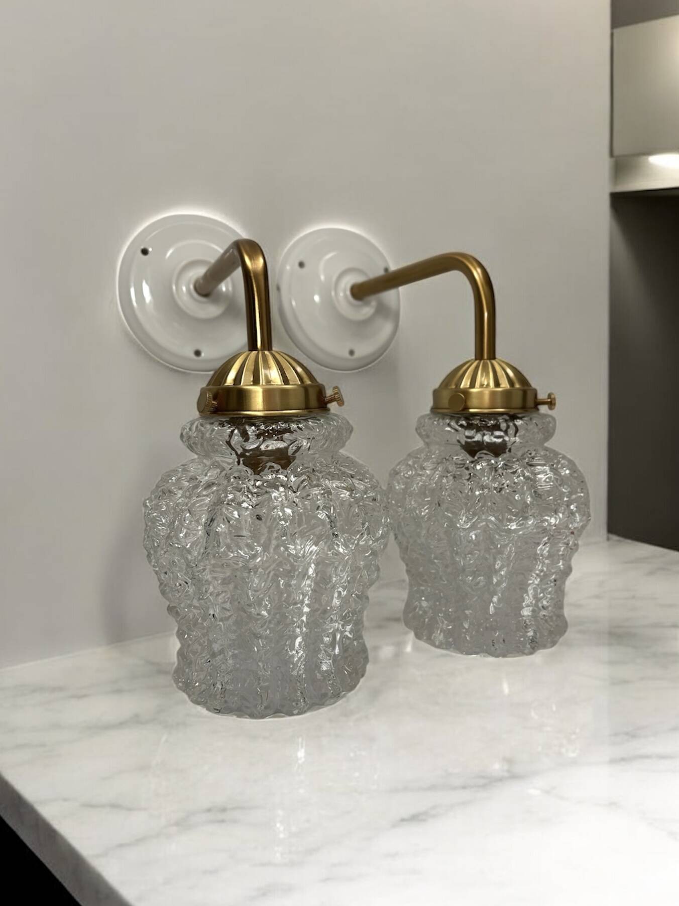 Pair of vintage wall sconces