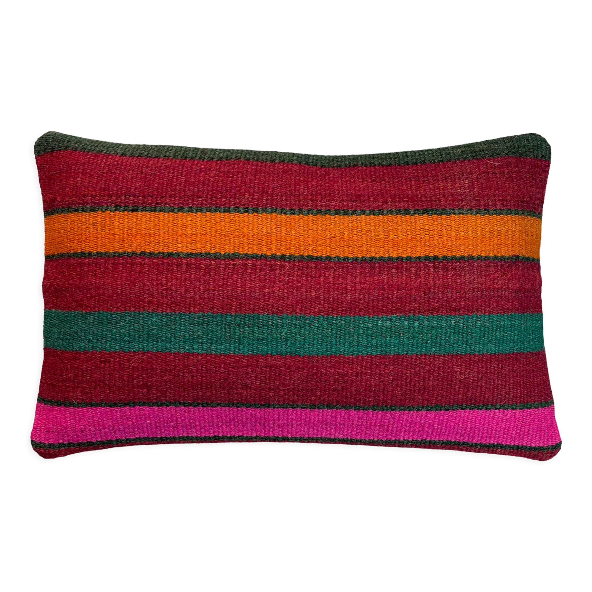 Vintage turkish handmade cushion cover , 30 x 50 cm