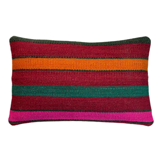 Vintage turkish handmade cushion cover , 30 x 50 cm