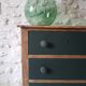 Vintage wood and green dresser