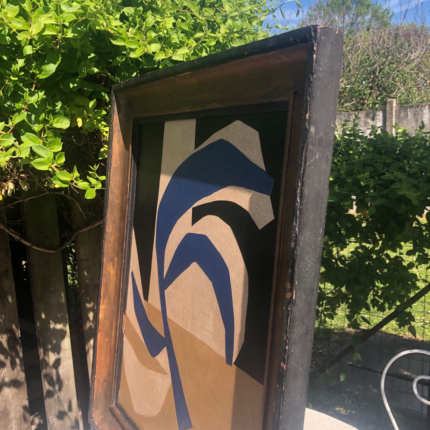 Large abstract painting