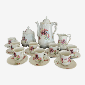 Fine porcelain coffee set 1900