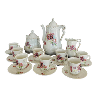 Service à café en porcelaine fine 1900