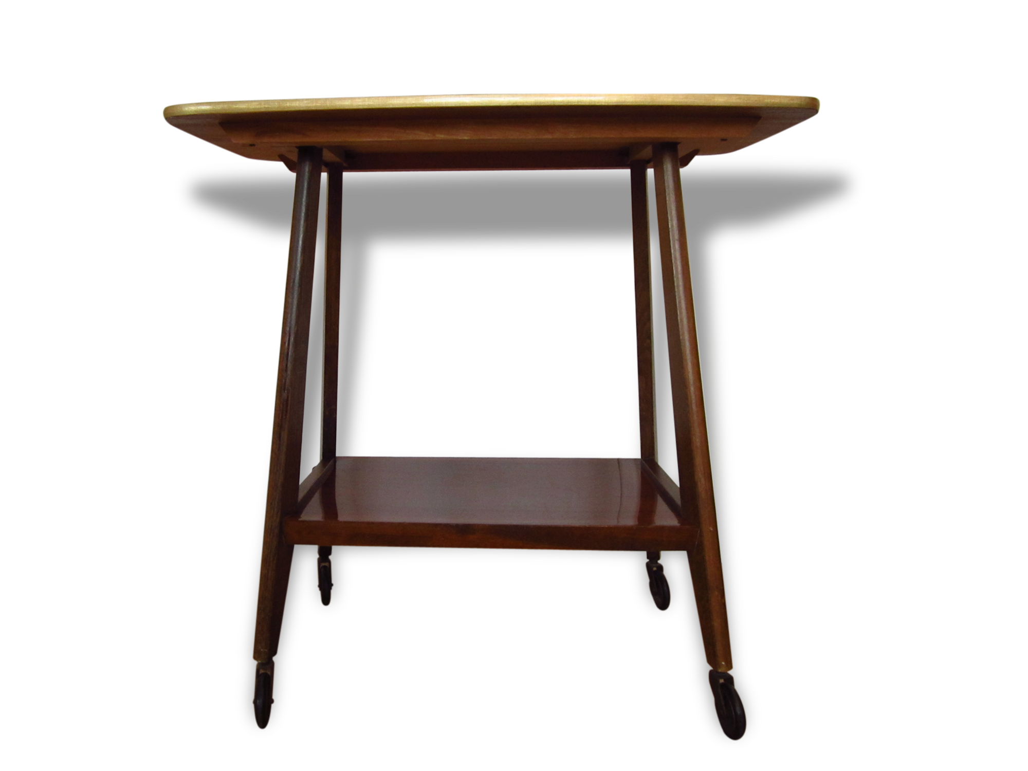 Table desserte TV sur roulettes (70's)