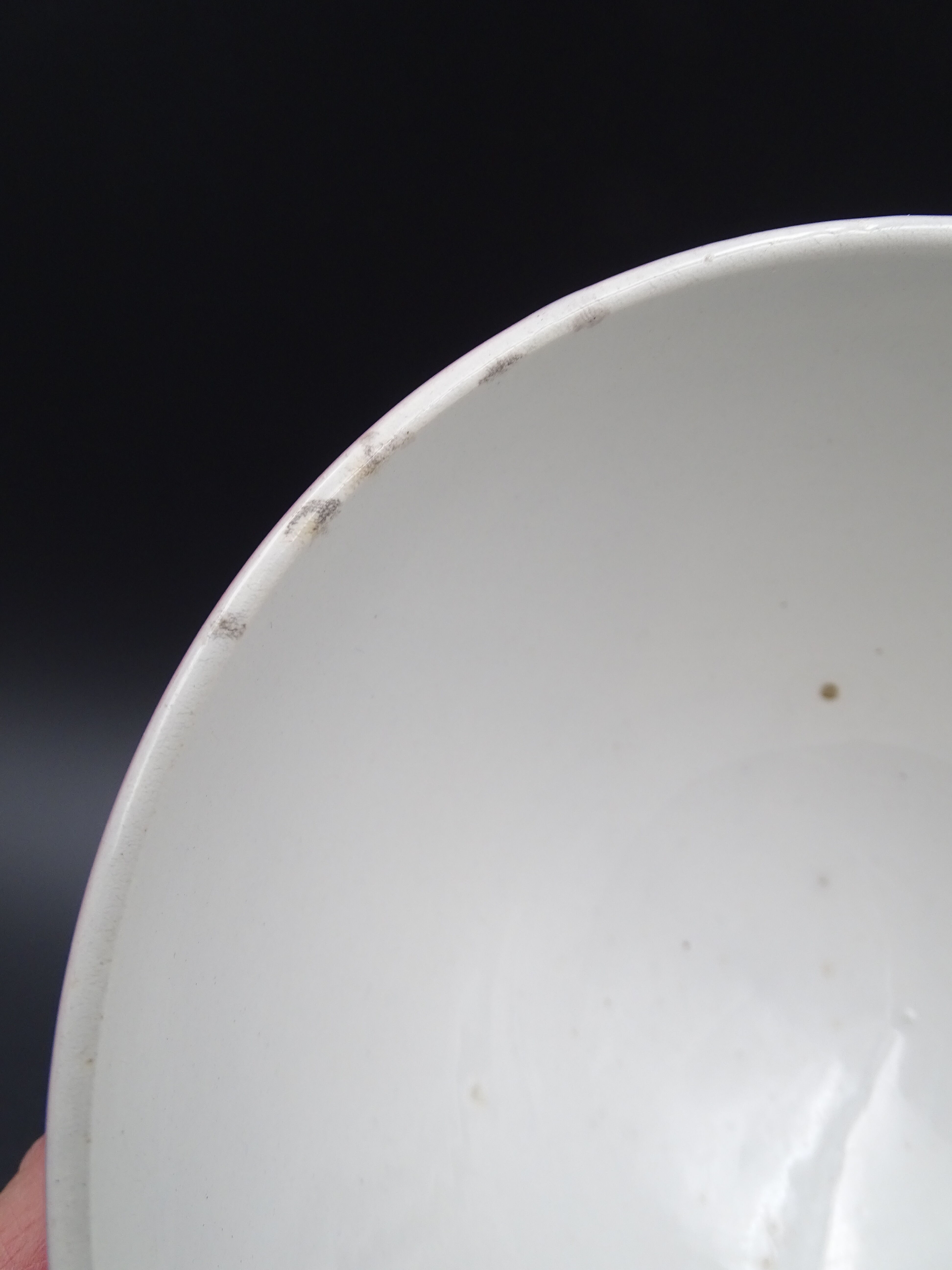 Saarland Digoin's Faience Bowl - Red Swallow Decoration - 1940