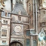 Polychrome slip wall plaque signed WS&S Rouen