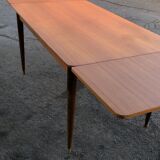 Table rectangulaire en teck scandinave 1960