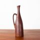 Brown glazed ceramic vase by Gunnar Nylund for Rörstrand.