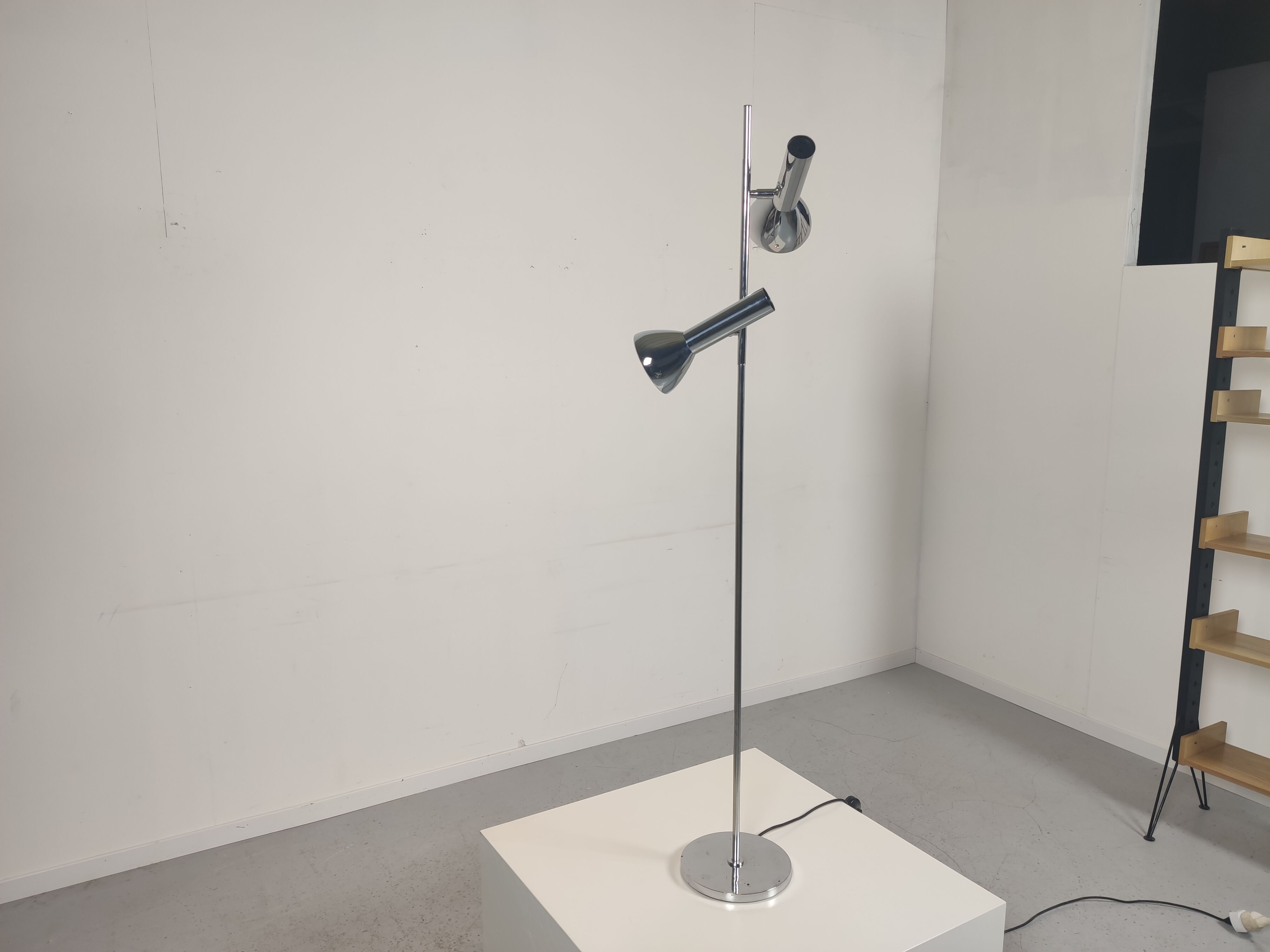 Koch lamppost - Lowy for Omi , chrome 1960/1970