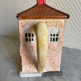 Ceramic teapot house shape bakery cafe bistro