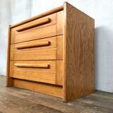 Commode Gautier en bois en pin de 1970