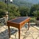 Louis XV style walnut desk, 20th century