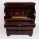Chatol - Hand polished mahogany - Mother of pearl fittings & leg knobs - Year 1860s