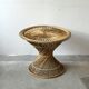 Wicker Coffee Table, Denmark, Vintage