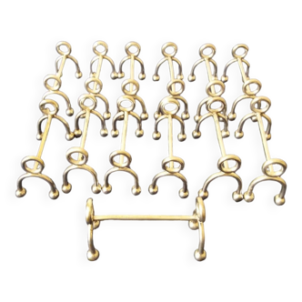 Lot of 13 Christofle Art Deco knife holders