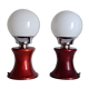 Pair of vintage bedside lamps