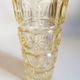 Pressed molded glass vase 50s Height 25 cm