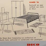 Set of 2 Room '56 chairs and sidetabe by Rob Parry for Dico, The Netherlands 1950's