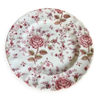 Lot de 4 assiettes plates Johnson Bros  "Rose Chintz"