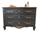 Birch wood chest of drawers