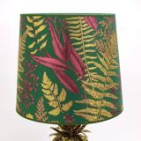 Hollywood Regency pineapple table lamp in brass by Mauro Manetti, Italy, 1970s.