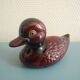 Kanadou duck statuette sculpture vintage ceramic duck design 80s