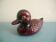 Kanadou duck statuette sculpture vintage ceramic duck design 80s