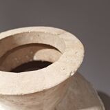 Large Mactan stone vase from the 1980s