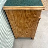 Mado buffet in restored pitch pine