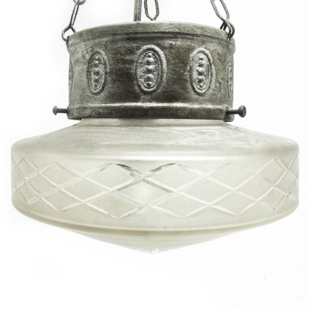 Art Nouveau pendant lamp, Poland, 1890s