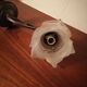 Wall lamp art deco petals pink glass paste 3 layers