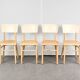 Set of 4 Dining Chairs, by TON, 1960s, Czechoslovakia